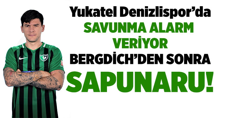 Denizlispor’da Sapunaru şoku