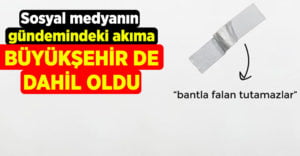 Denizli Büyükşehir ‘Duvara Bantlanmış Muz’ akımına dahil oldu