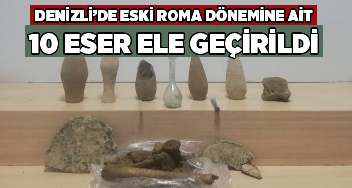 Eski Roma dönemine ait eserler ele geçirildi