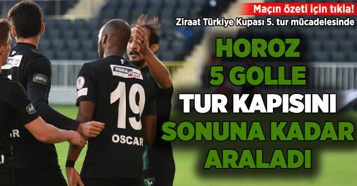 (ÖZET) Altınordu – Yukatel Denizlispor maç sona erdi