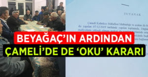 Beyağaç’ın ardından Çameli’de de ‘oku’ kararı