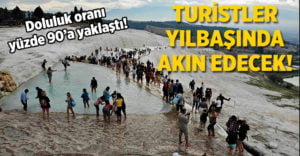 Pamukkale’de otellerde yılbaşında doluluk oranı yüzde 90’a yaklaştı!