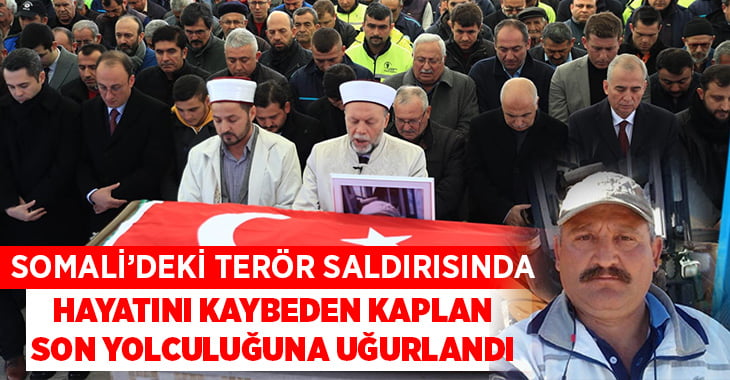 Terör saldırısında hayatını kaybeden Mehmet Kaplan son yolculuğuna uğurlandı