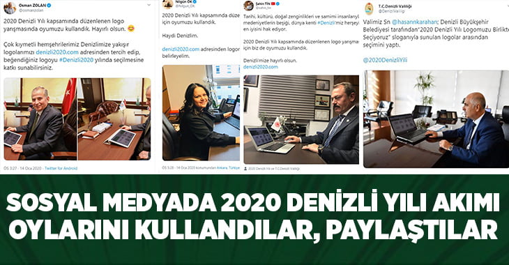 Sosyal medyada 2020 DENİZLİ YILI akımı