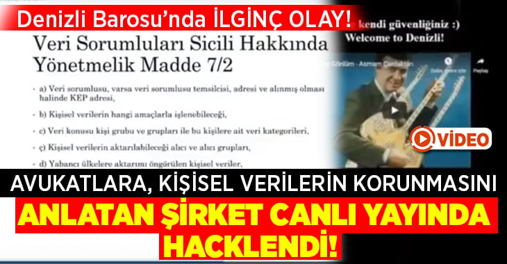 Avukatlara, kişisel verilerin korunmasını anlatan şirketi sitesi canlı yayında hacklendi!