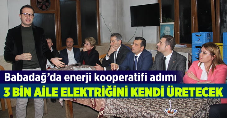 Babadağ’da enerji kooperatifi adımı