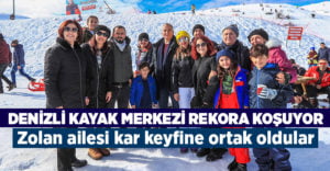 Denizli Kayak Merkezi rekora koşuyor