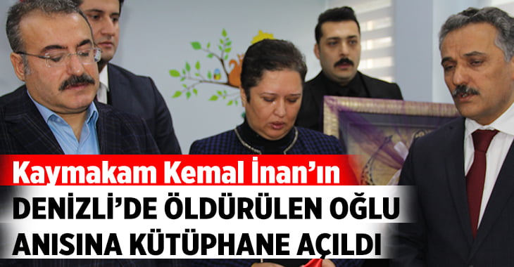 Denizli’de öldürülen 15 yaşında Safa’nın anısına kütüphane açıldı