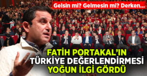 Fatih Portakal, Denizli’de Türkiye gündemini değerlendirdi