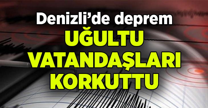 Denizli’de Deprem Değil Gürültü Korkuttu