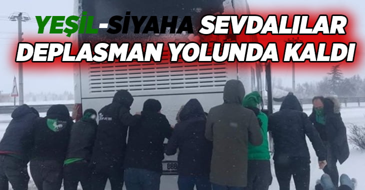 Denizlispor taraftarı yolda kaldı