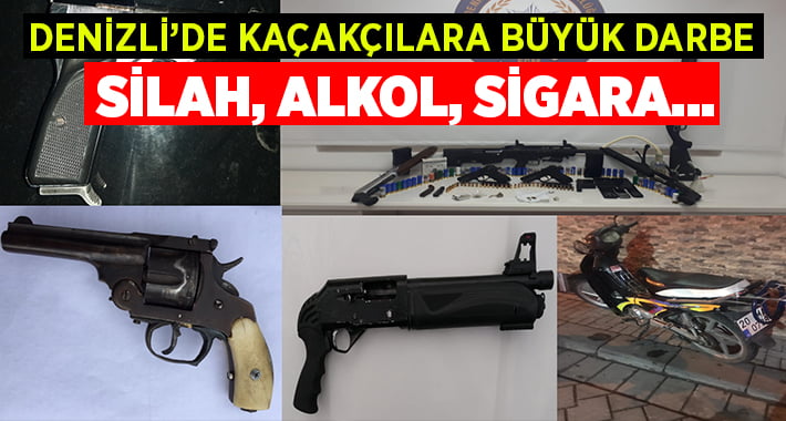 Denizli’de kaçakçılara büyük darbe