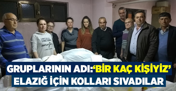 ‘Biz Kaç Kişiyiz’ isimli grup kurdular, Elazığ için kolları sıvadılar