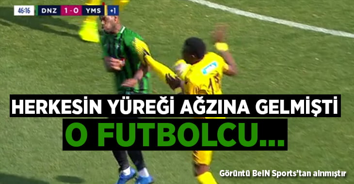 Denizlispor’lu Oscar’a yaptığı faul Hadebe’yi PFDK’lık yaptı