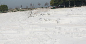 ‘Beyaz cennet’ Pamukkale’ye gelen turist sayısı yüzde 30-35 seviyelerinde azaldı