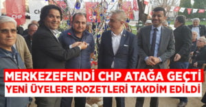 CHP Merkezefendi’de yeni üyelere rozetleri takdim edildi