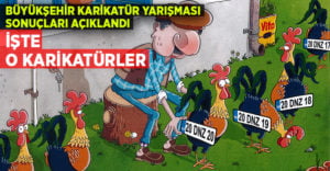 Büyükşehir Karikatür Yarışması sonuçları açıklandı