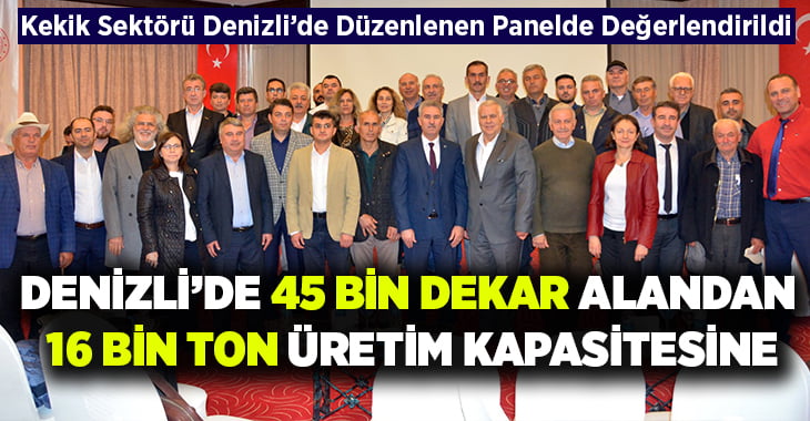 Kekik sektörü Denizli’de düzenlenen panelde değerlendirildi