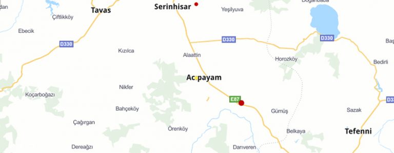 Acıpayam’da deprem meydana geldi!