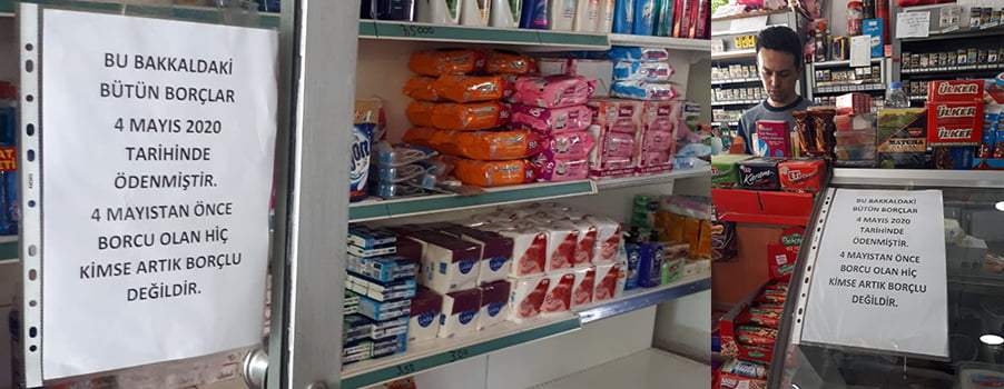 Denizli’de gizli hayırsever 7 marketteki veresiye borcunu kapattı