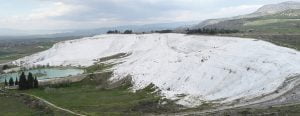 Pamukkale eski beyaz haline geri dönüyor