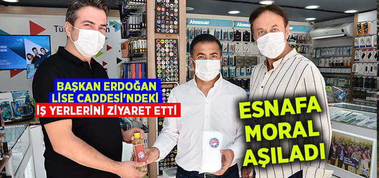 Başkan Erdoğan, Esnafa Moral Aşıladı