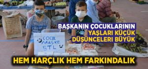 Başkan Atlı’nın çocuklarının yaşları küçük düşünceleri büyük