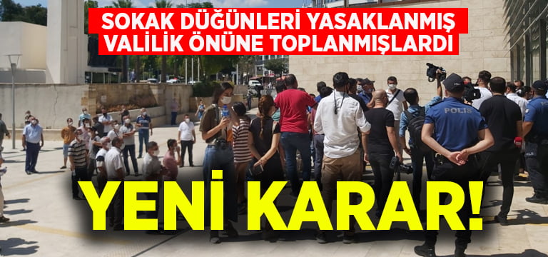 Denizli’de sokak düğünleri ile ilgili yeni karar!