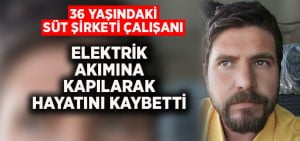 Süt numunesi almak istedi, elektrik akımına kapılarak hayatını kaybetti