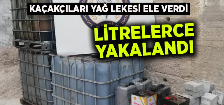 Akaryakıt kaçakçılarını kasadaki yağ lekeleri ele verdi