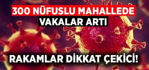 Denizli’de 300 nüfuslu mahallede koronavirüs vakaları arttı