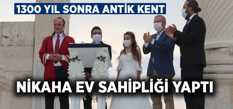 Bin 300 yıl sonra Loadikya’da ilk nikah töreni