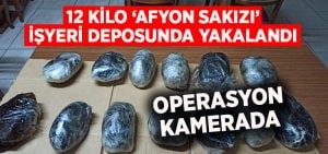 Denizli’de 12 kilo ‘Afyon Sakızı’ yakalandı