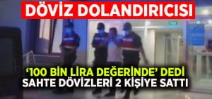 Yarı fiyatına verdiği sahte dövizi sosyal medyadan 2 kişiye sattı