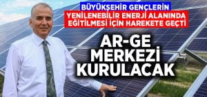 Büyükşehir gençlerin yenilenebilir enerji alanında eğitilmesi için harekete geçti