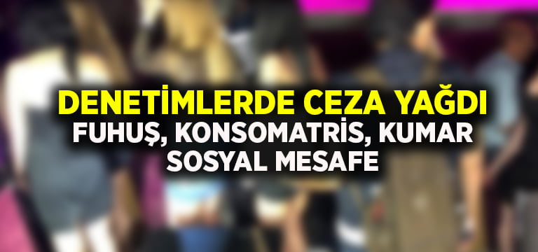 Denizli’de denetimlerde polis ceza yağdırdı