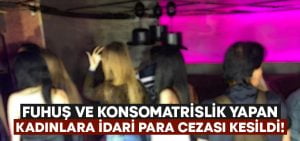 Denizli’de fuhuş operasyonu.. 13 konsomatrise kapalı alanda sigara içme cezası kesildi!