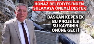 Honaz Belediyesi’nden sulamaya önemli destek