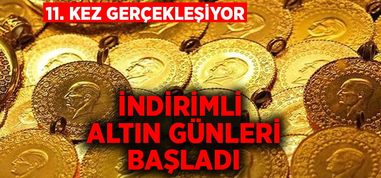 Çivril’de indirimli altın günleri başladı