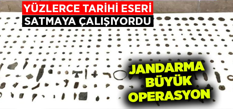 Denizli’de Yüzlerce Tarihi Eser Yakalandı