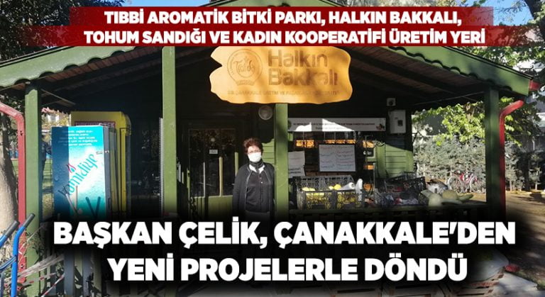 Başkan Çelik, Çanakkale’den yeni projelerle döndü