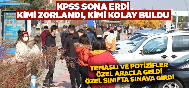 KPSS Ortaöğretim sınavı sona erdi