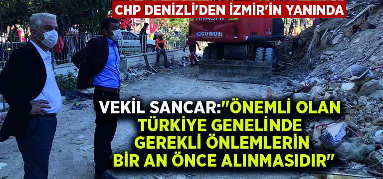 CHP Denizli’den İzmir’in yanında