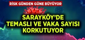 Sarayköy’de temaslı ve pozitif vaka sayısı korkuttu