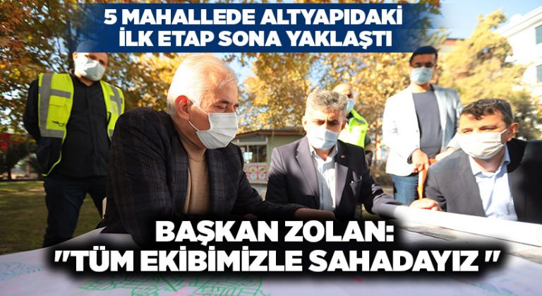 5 Mahallede Altyapıdaki İlk Etap Sona Yaklaştı