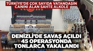 2020’de Denizli’de tonlarca sahte alkol yakalandı