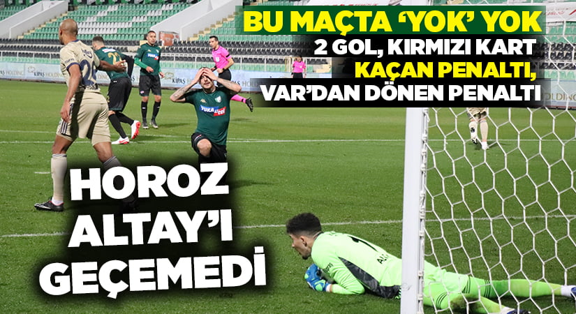 Denizlispor, Altay’ı geçemedi