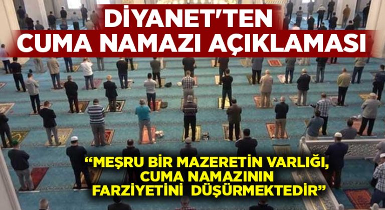 Diyanet’ten Cuma Namazı açıklaması