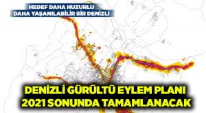 Denizli Gürültü Eylem Planı 2021 sonunda tamamlanacak