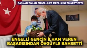 Engelli gencin ilham veren başarısı